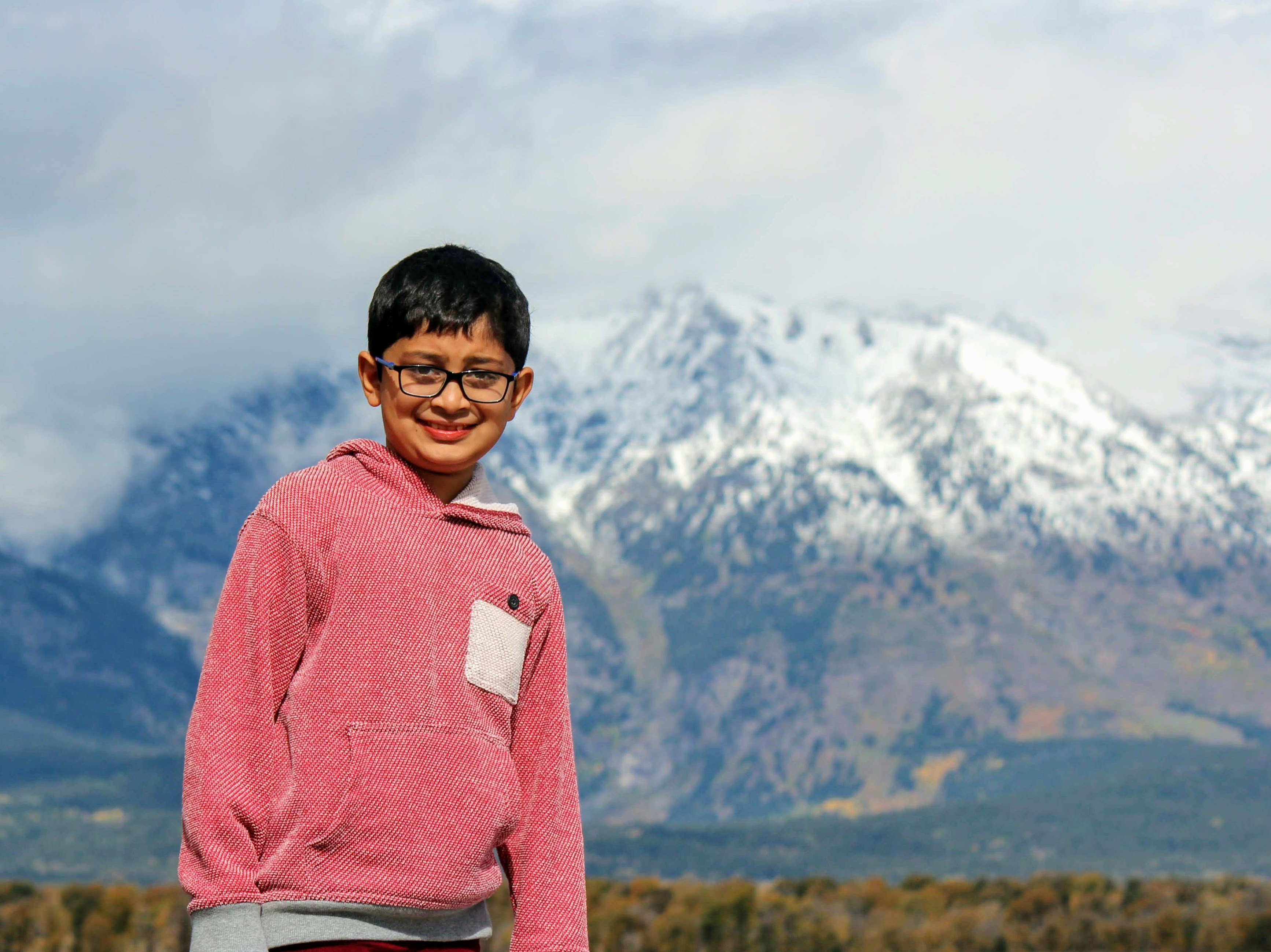 A mountain portrait.